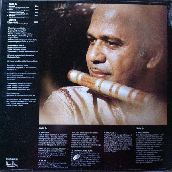 Raghunath Seth ~ The Eternal Flute - Folk Music From India (Vinyl) - Djungel & Jazz