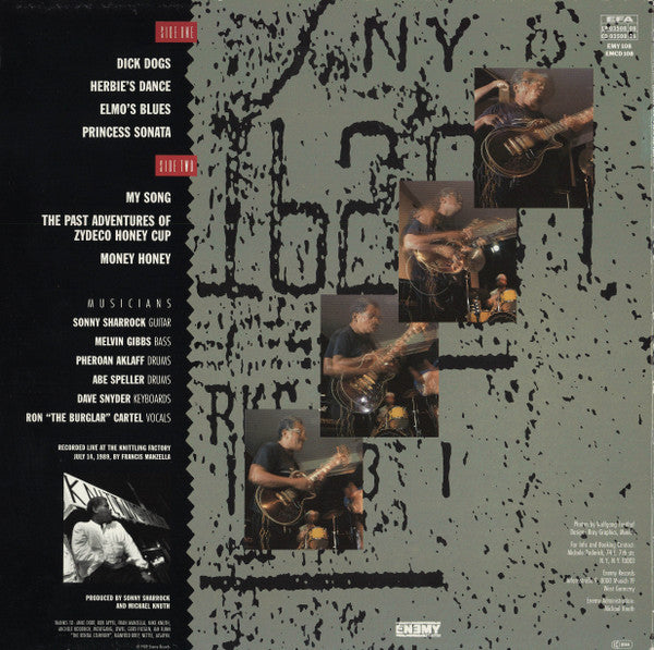 Sonny Sharrock Band ~ Live In New York (Vinyl) - Djungel & Jazz