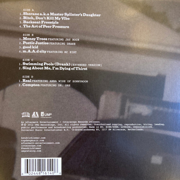 Kendrick Lamar ~ Good Kid, M.A.A.D City (Vinyl) - Djungel & Jazz