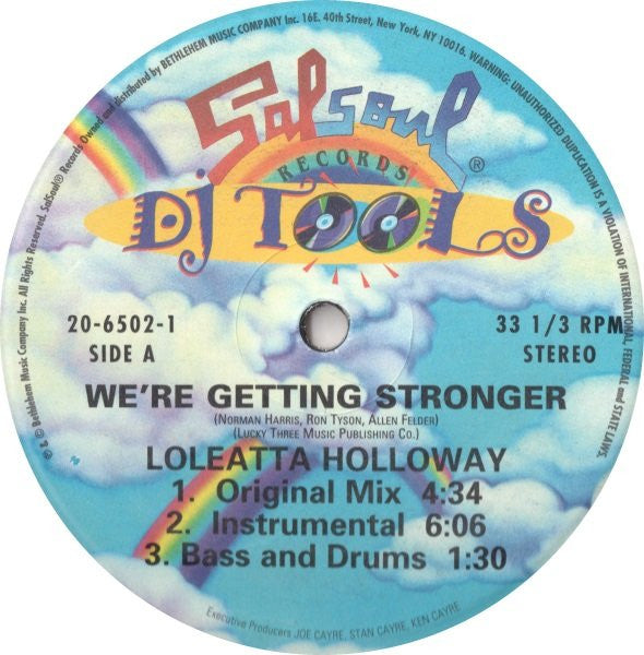 Loleatta Holloway : We're Getting Stronger (DJ Tools) (12")