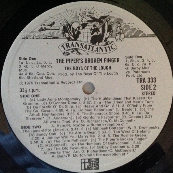 The Boys Of The Lough ~ The Piper's Broken Finger (Vinyl) - Djungel & Jazz