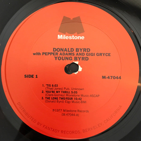 Donald Byrd With Pepper Adams And Gigi Gryce ~ Young Byrd (Vinyl) - Djungel & Jazz