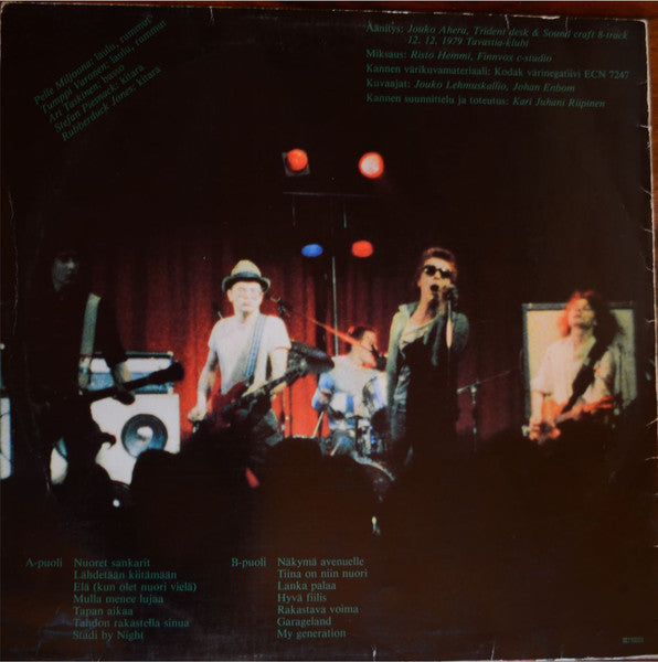 Pelle Miljoona & 1980 : Näyttämökuvia (LP, Album)