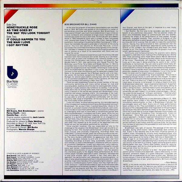 Bob Brookmeyer And Bill Evans ~ As Time Goes By (Vinyl) - Djungel & Jazz