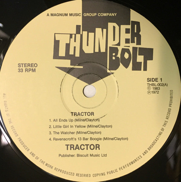 Tractor : Tractor (LP, Album, RE)