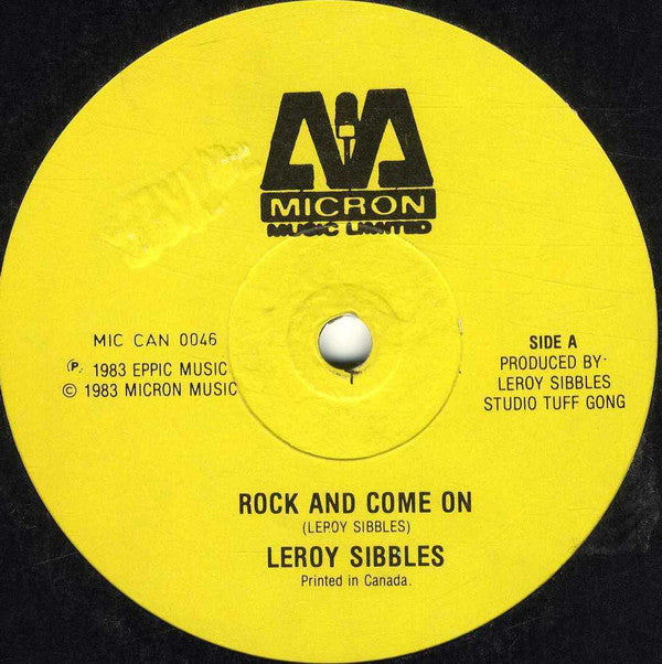 Leroy Sibbles : Rock & Come On (12")