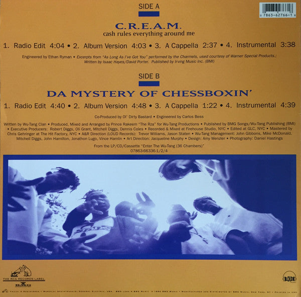 Wu-Tang Clan ~ C.R.E.A.M. (Cash Rules Everything Around Me) (Vinyl) - Djungel & Jazz