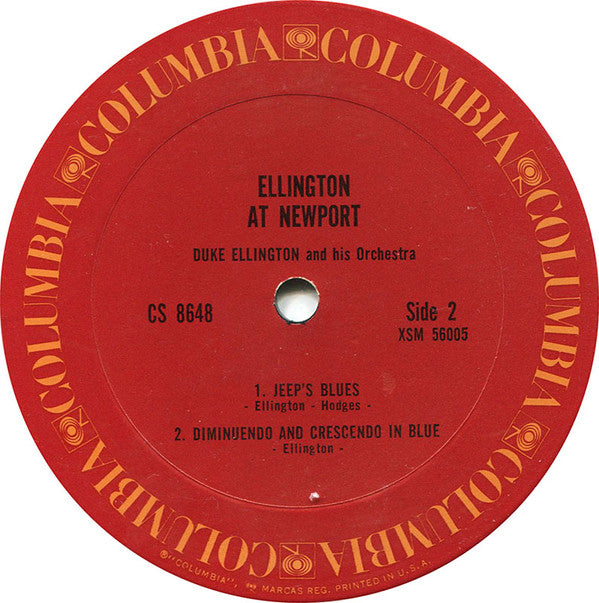 Duke Ellington And His Orchestra ~ Ellington At Newport (Vinyl) - Djungel & Jazz