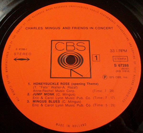 Charles Mingus And Friends ~ Charles Mingus And Friends In Concert (Vinyl) - Djungel & Jazz