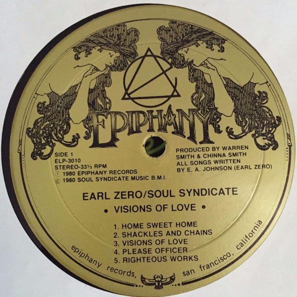 Earl Zero With The Soul Syndicate ~ Visions Of Love (Vinyl) - Djungel & Jazz