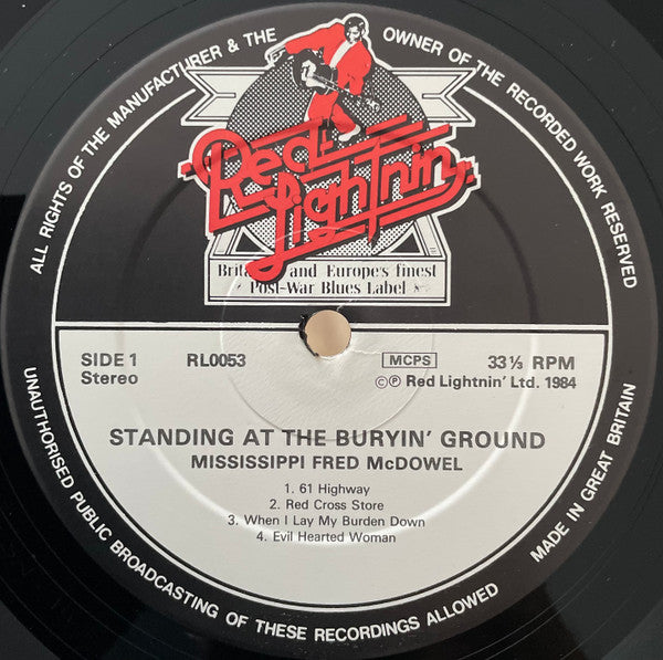 Fred McDowell Featuring Jo-Ann Kelly ~ Standing At The Burying Ground (Vinyl) - Djungel & Jazz