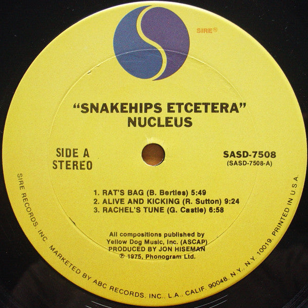 Nucleus (3) : Snakehips Etcetera (LP, Album)