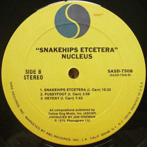 Nucleus (3) : Snakehips Etcetera (LP, Album)