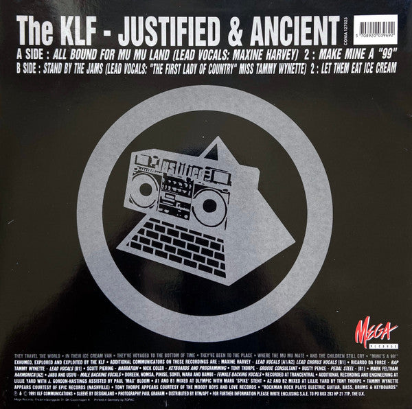 The KLF ~ Justified & Ancient (Vinyl) - Djungel & Jazz