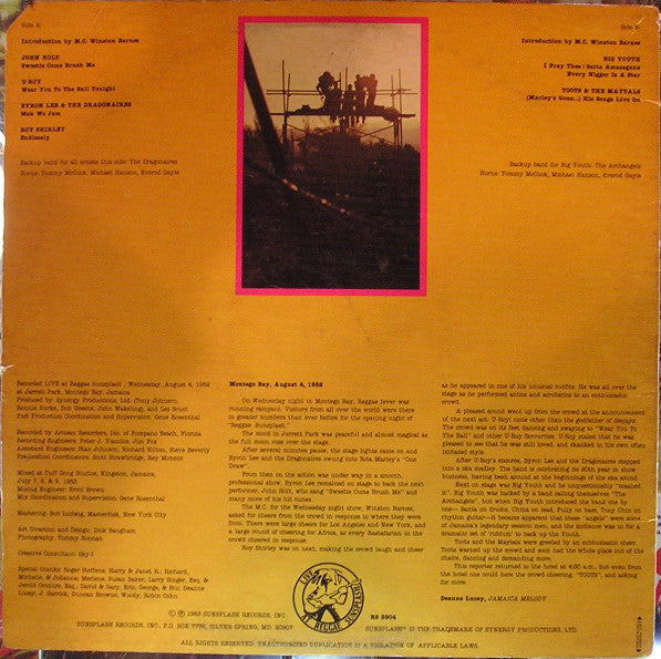 Various : Best Of The Festival - Day One - Live At Reggae Sunsplash (LP, Comp)
