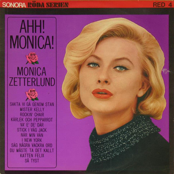 Monica Zetterlund : Ahh! Monica! (LP, Album, RE)