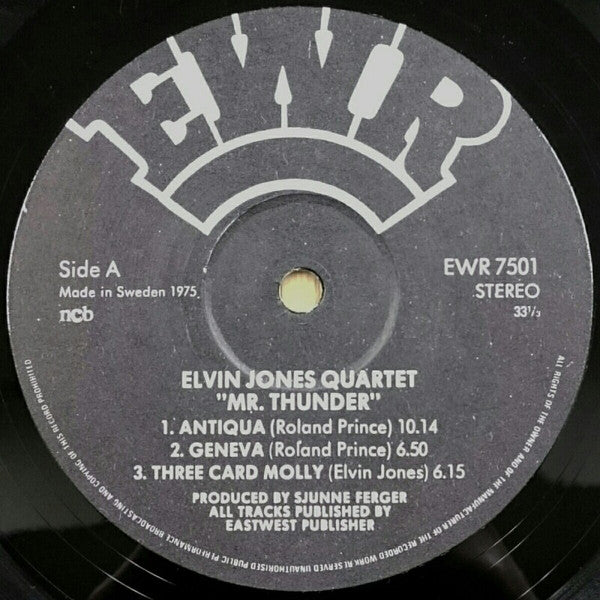 Elvin Jones Quartet ~ Mr. Thunder (Vinyl) - Djungel & Jazz