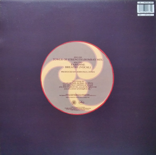 The Mission ~ Tower Of Strength (Bombay Mix) (Vinyl) - Djungel & Jazz