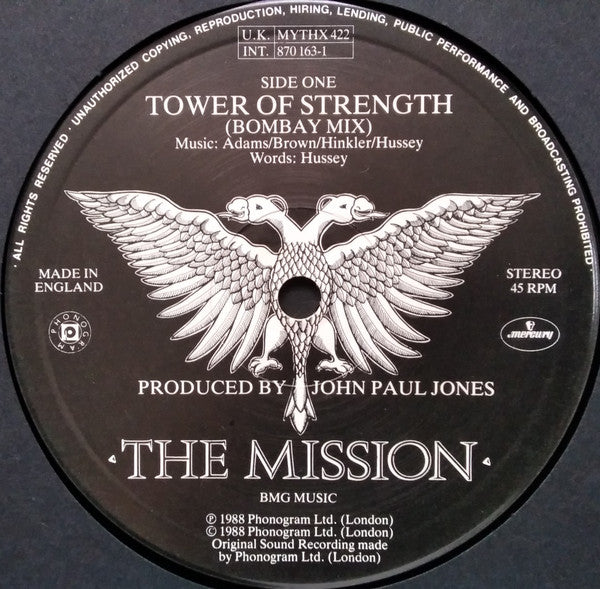 The Mission ~ Tower Of Strength (Bombay Mix) (Vinyl) - Djungel & Jazz