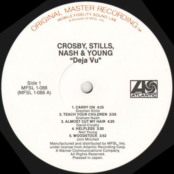Crosby, Stills, Nash & Young ~ Déjà Vu (Vinyl) - Djungel & Jazz