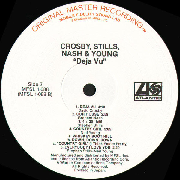 Crosby, Stills, Nash & Young ~ Déjà Vu (Vinyl) - Djungel & Jazz