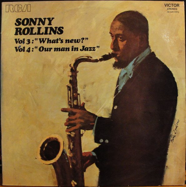 Sonny Rollins ~ Vol 3: "What's New?" / Vol 4: "Our Man In Jazz" (Vinyl) - Djungel & Jazz