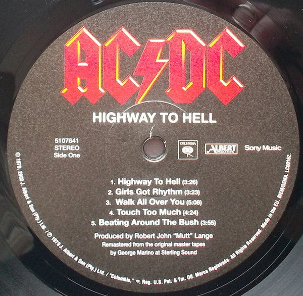 AC/DC ~ Highway To Hell (Vinyl) - Djungel & Jazz