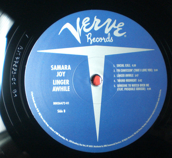 Samara Joy ~ Linger Awhile (Vinyl) - Djungel & Jazz