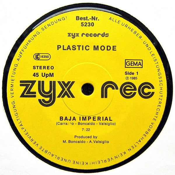 Plastic Mode ~ Baja Imperial (Vinyl) - Djungel & Jazz