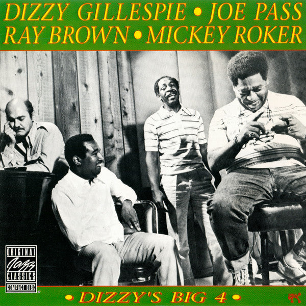 Dizzy Gillespie • Joe Pass • Ray Brown • Mickey Roker ~ Dizzy's Big 4 (Vinyl) - Djungel & Jazz