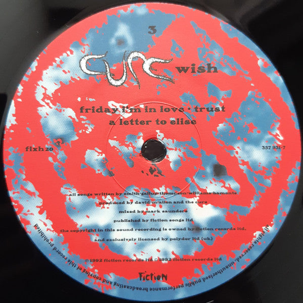 Cure* : Wish (2xLP, Album, RE, RM, 30t)