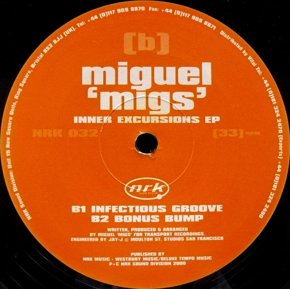 Miguel 'Migs' ~ Inner Excursions EP (Vinyl) - Djungel & Jazz