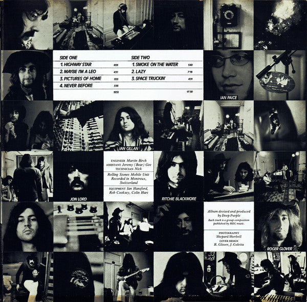 Deep Purple : Machine Head (LP, Album, RE)