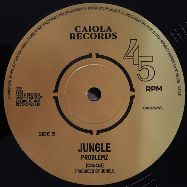 Jungle  ~ Good Times / Problemz (Vinyl) - Djungel & Jazz