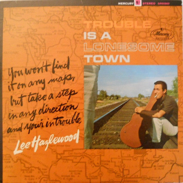 Lee Hazlewood : Trouble Is A Lonesome Town (LP, Album, RE)