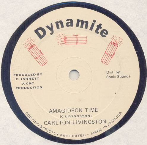 Carlton Livingston / Taxi Gang* : Amagideon Time / Goal Keeper (12")