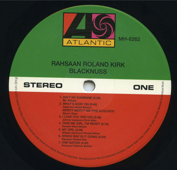 Rahsaan Roland Kirk ~ Blacknuss (Vinyl) - Djungel & Jazz
