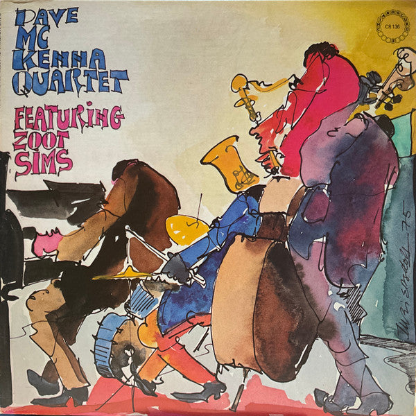 Dave McKenna Quartet Featuring Zoot Sims ~ Dave McKenna Quartet Featuring Zoot Sims (Vinyl) - Djungel & Jazz