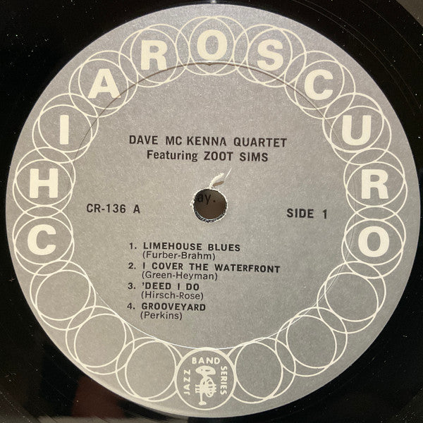 Dave McKenna Quartet Featuring Zoot Sims ~ Dave McKenna Quartet Featuring Zoot Sims (Vinyl) - Djungel & Jazz