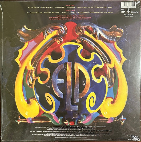 Emerson, Lake & Palmer ~ Black Moon (Vinyl) - Djungel & Jazz