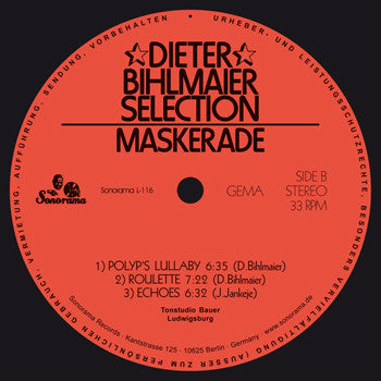 Dieter Bihlmaier Selection : Maskerade (LP, Album, RE, RM)