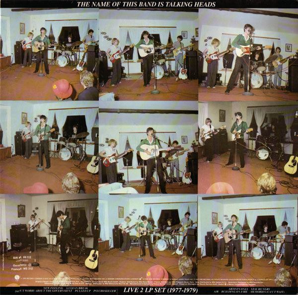 Talking Heads : The Name Of This Band Is Talking Heads (Live 2 LP Set (1977-1979) / (1980-1981)) (2xLP, Album)