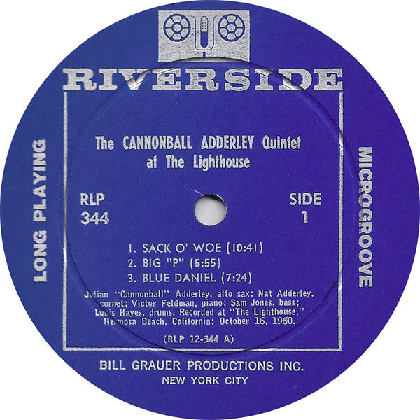 The Cannonball Adderley Quintet ~ At The Lighthouse (Vinyl) - Djungel & Jazz