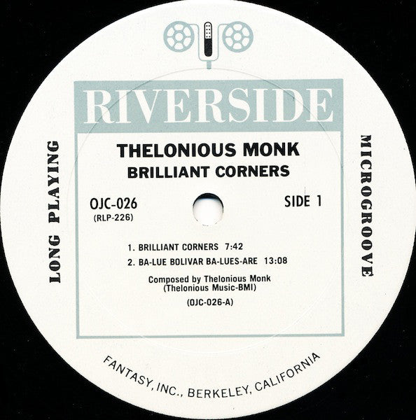 Thelonious Monk With Sonny Rollins, Ernie Henry And Clark Terry ~ Brilliant Corners (Vinyl) - Djungel & Jazz