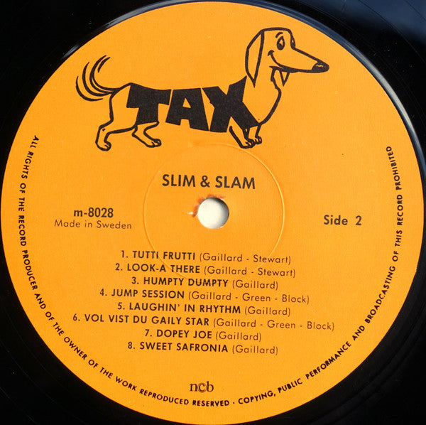 Slim & Slam ~ Slim And Slam (Vinyl) - Djungel & Jazz