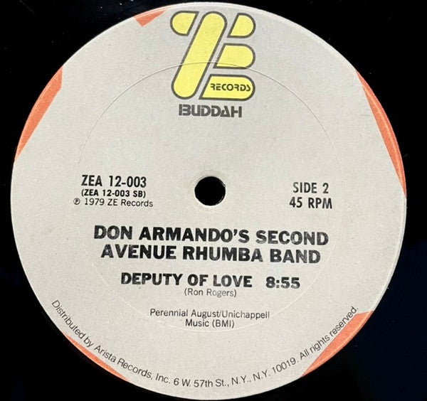 Don Armando's Second Avenue Rhumba Band : I'm An Indian, Too / Deputy Of Love (12", Pit)