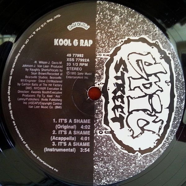 Kool G Rap ~ It's A Shame (Vinyl) - Djungel & Jazz