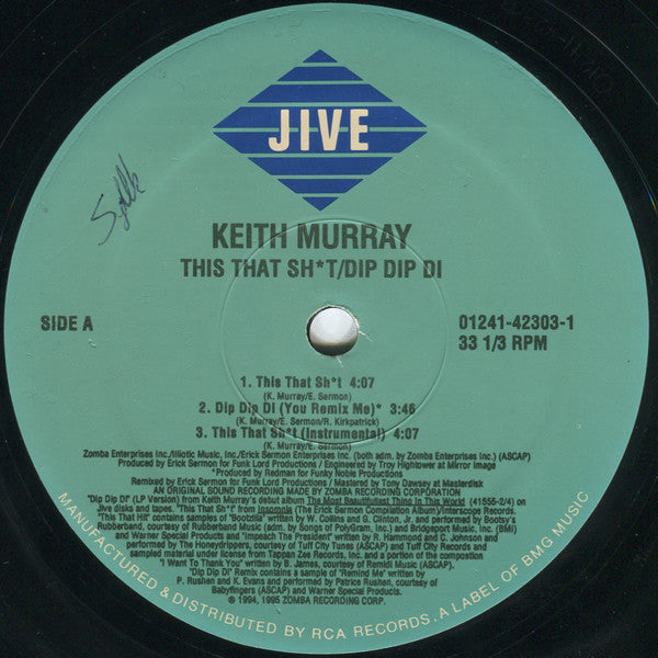 Keith Murray ~ This That Sht / Dip Dip Di (Vinyl) - Djungel & Jazz