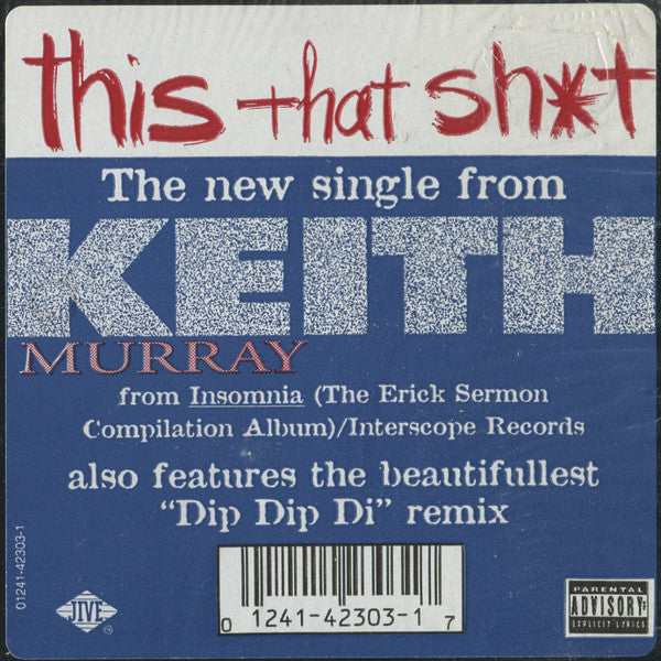 Keith Murray ~ This That Sht / Dip Dip Di (Vinyl) - Djungel & Jazz