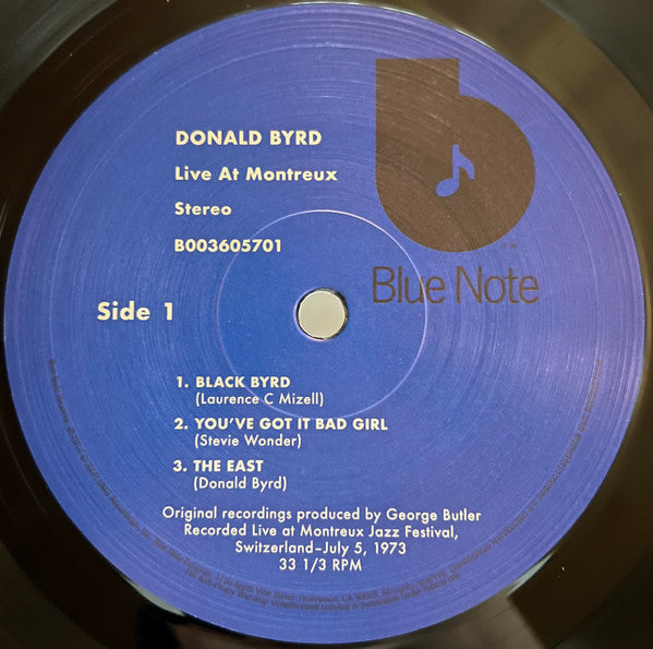 Donald Byrd ~ Cookin' With Blue Note At Montreux (Vinyl) - Djungel & Jazz